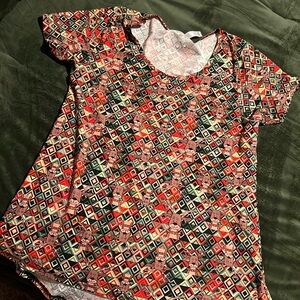 Reindeer Women’s Top LuLaRoe Size L Classic T